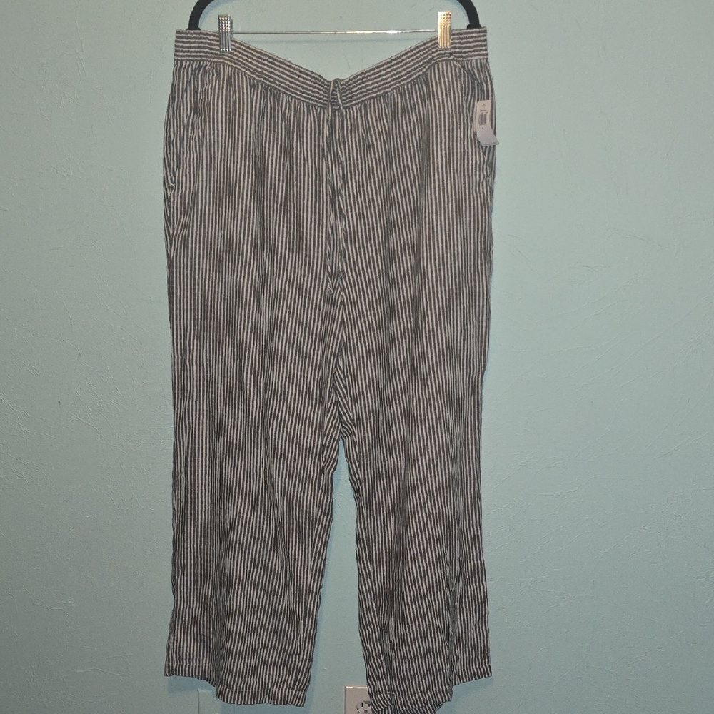Striped Women's Wide Leg Pants